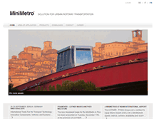 Tablet Screenshot of en.minimetro.com